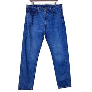 Levi Strauss 505 Mens Jeans 36 x 33 Medium Wash Straight Leg Denim Pants‎